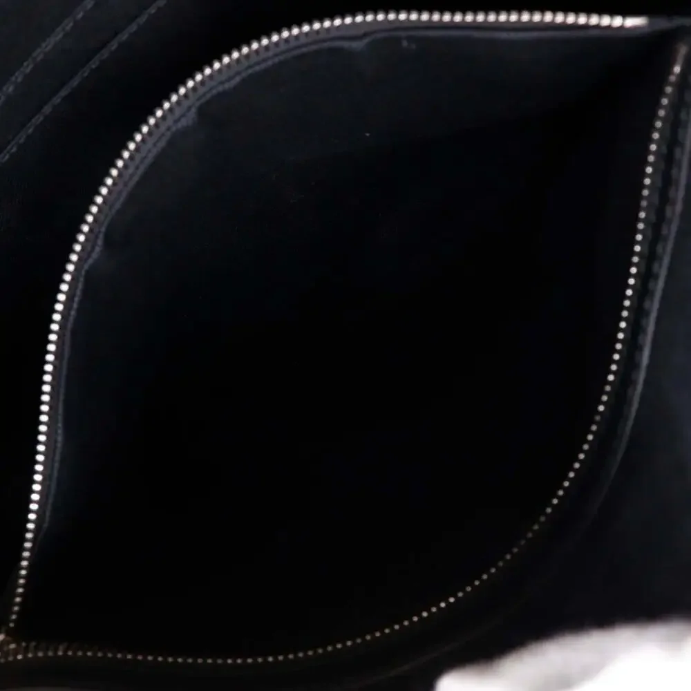 GUCCI Black Canvas Messenger Shoulder Bag